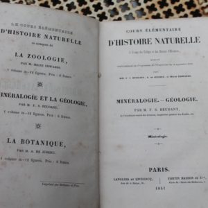 Livre Cours élémentaire Dhistoire Naturelle - 