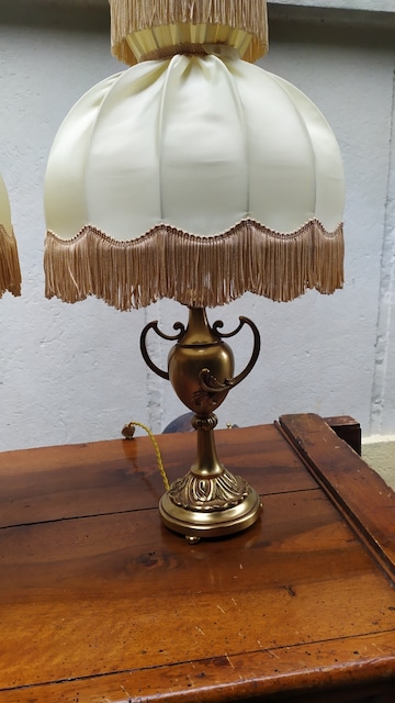 Lampes en bronze ( paire) ▷ Brocante En Ligne Antiquités
