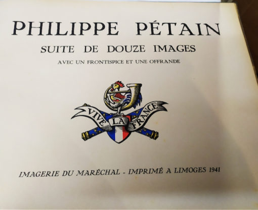 livre philippe petain imagerie du marechal