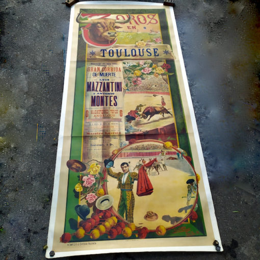 affiche ancienne corrida