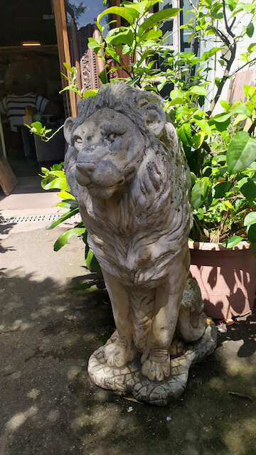statue lion moulage