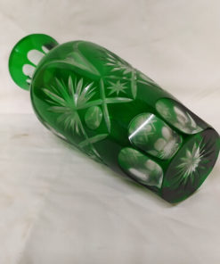 vase vert cristal