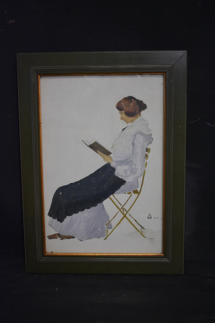 tableau sujet feminin 1900