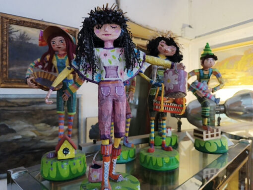 Sculptures Figurines Papier Maché Créations Originales Signées Zazou – Image 44