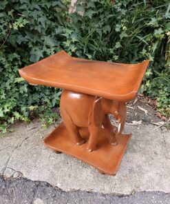 Alternative view of Tabourets Éléphants en Teck (paire)