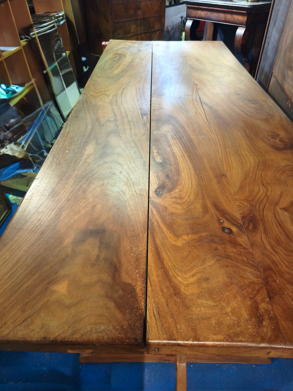 Table Monastère années 70 en Frêne massif – Image 10