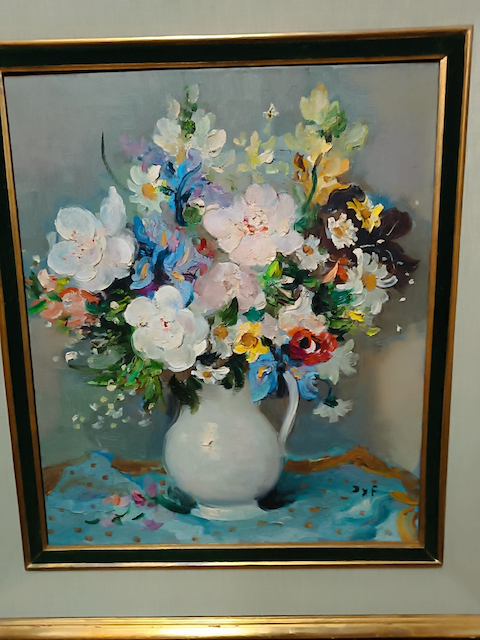 tableau bouquet de fleurs