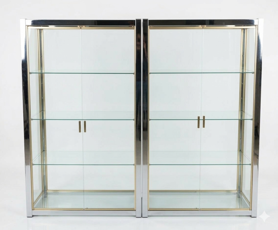 Vitrines Vintage 70 de Style Art déco – Image 2