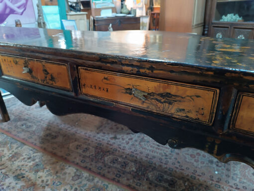 Grande Console Chinoise cinq tiroirs – Image 8