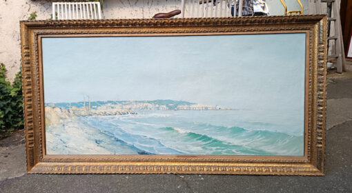 Pierre Faget Germain Tableau "Baie d'Alger" Huile sur Toile avant 1942 – Image 8