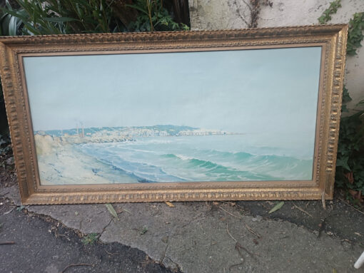 Pierre Faget Germain Tableau "Baie d'Alger" Huile sur Toile avant 1942 – Image 7