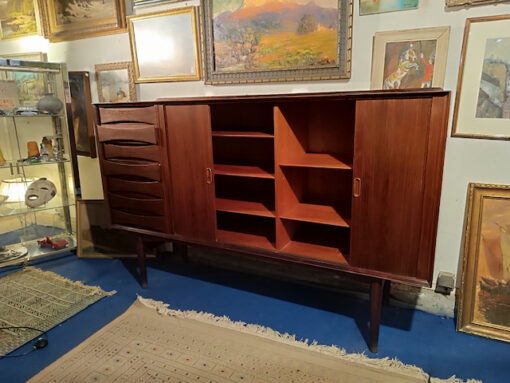 Buffet Arne Vodder modèle OS63 en Palissandre Vintage Scandinave années 50 – Image 6