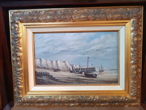 Tableau Marine Huile sur Toile Epoque XXème – Image 6