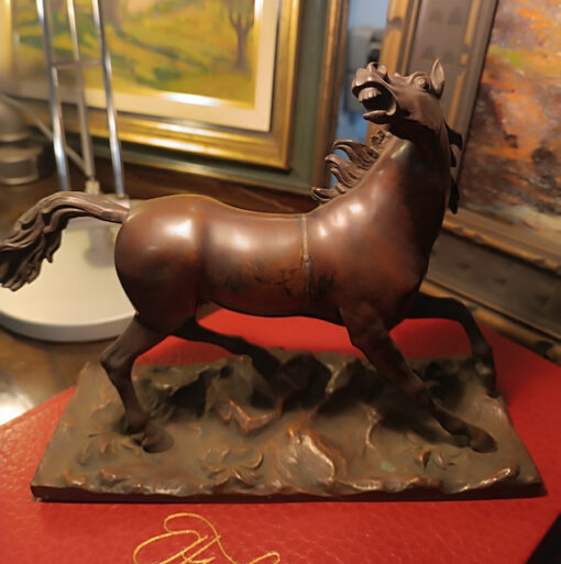 Bronze Cheval au galop Epoque fin XIXème / début XXème – Image 6