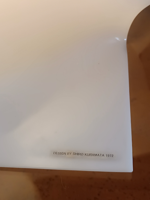 Lampe Shiro Kuramata Modèle Ghost (OBA-Q), première production 1972 – Image 6