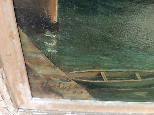 Tableau Hoshizaki Konosuke Huile sur toile " le pont neuf, Paris" – Image 5