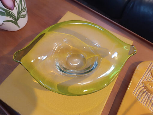 Coupe Murano en verre coloré Vintage XXème – Image 5