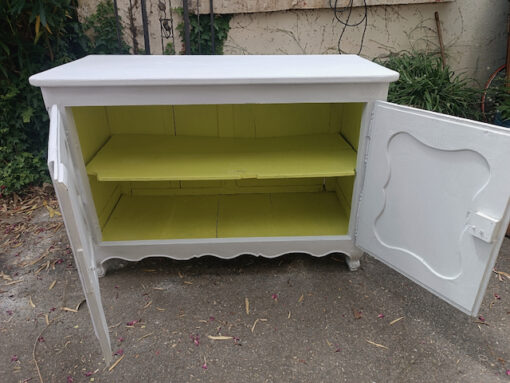 Buffet Patiné Gris Trianon Style Louis XV Epoque XIXème – Image 8