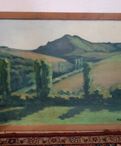Alternative view of Tableau "paysage de campagne" signé H.Bosc Huile sur Toile