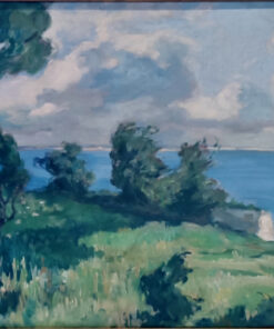 Alternative view of Tableau Bord de mer signé H.V Bosc