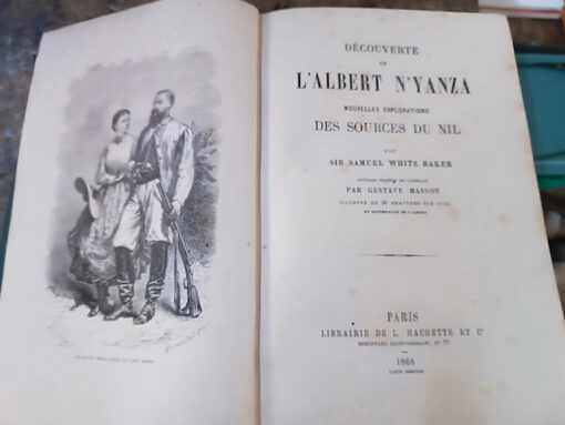 Livre Baker Samuel White découverte de l'Albert N'Yanza Librairie de L.Hachette 1868 – Image 13
