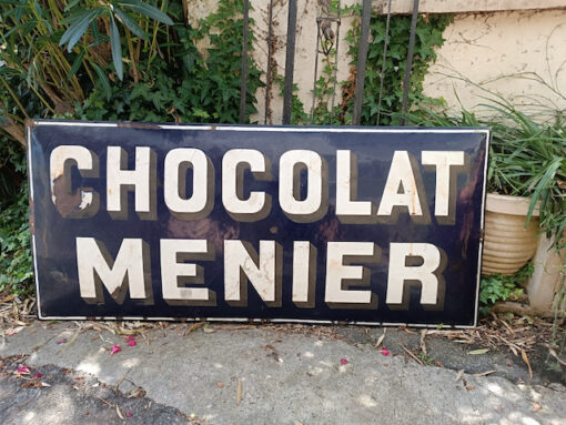 plaque emaillee