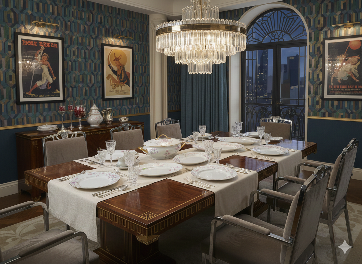 Service de Table Porcelaine de Limoges de Style Art Déco – Image 4