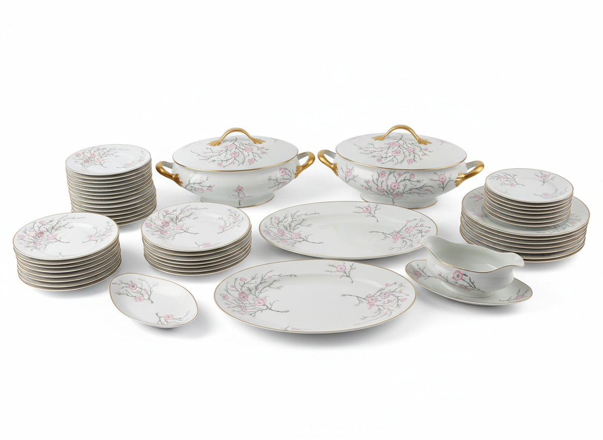 Service de Table Porcelaine de Limoges de Style Art Déco – Image 2