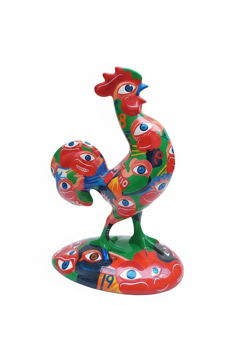 Sculpture "Cocoricopop" de David Cintract – Image 3