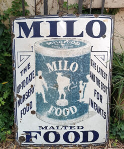 plaque emaillee milo