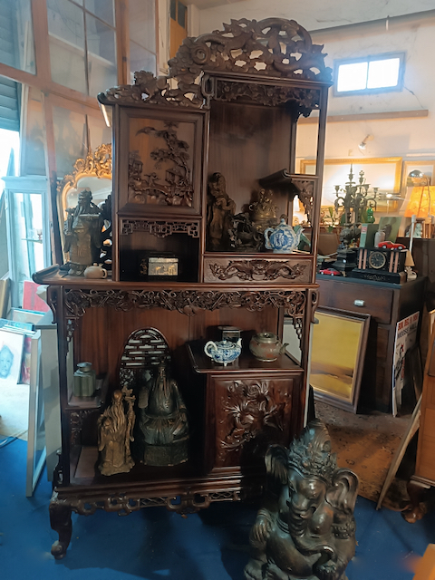 Cabinet Extrême-Orient en Acajou Epoque début XXème – Image 2