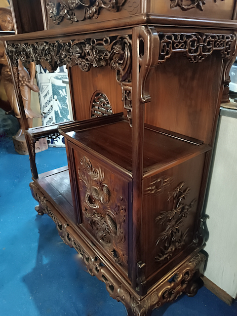 Cabinet Extrême-Orient en Acajou Epoque début XXème – Image 6