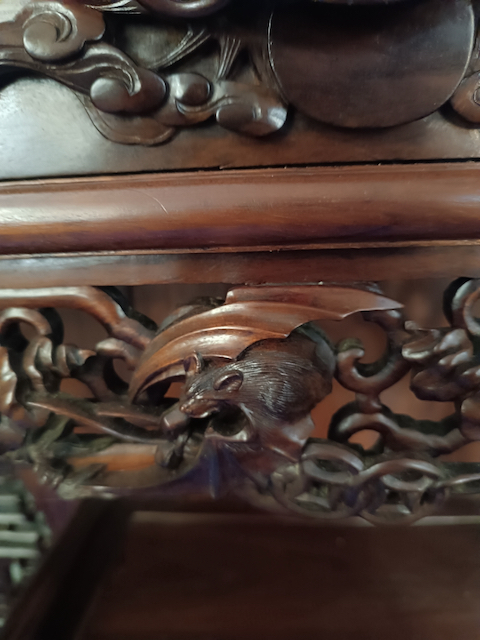 Cabinet Extrême-Orient en Acajou Epoque début XXème – Image 9