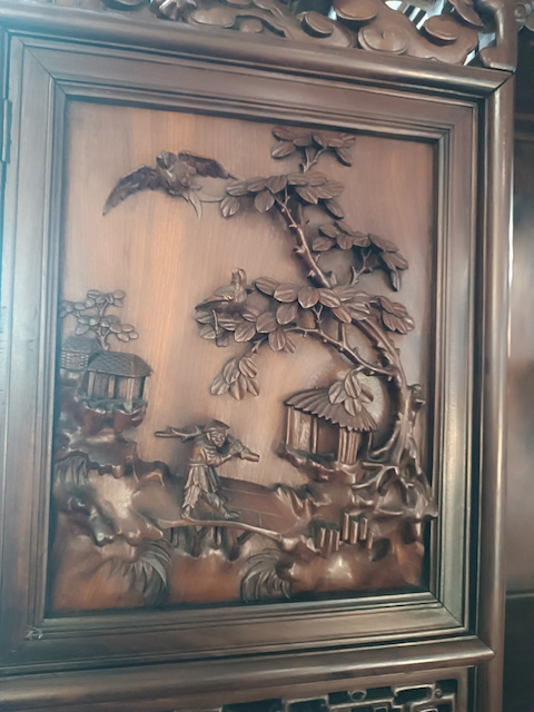 Cabinet Extrême-Orient en Acajou Epoque début XXème – Image 11