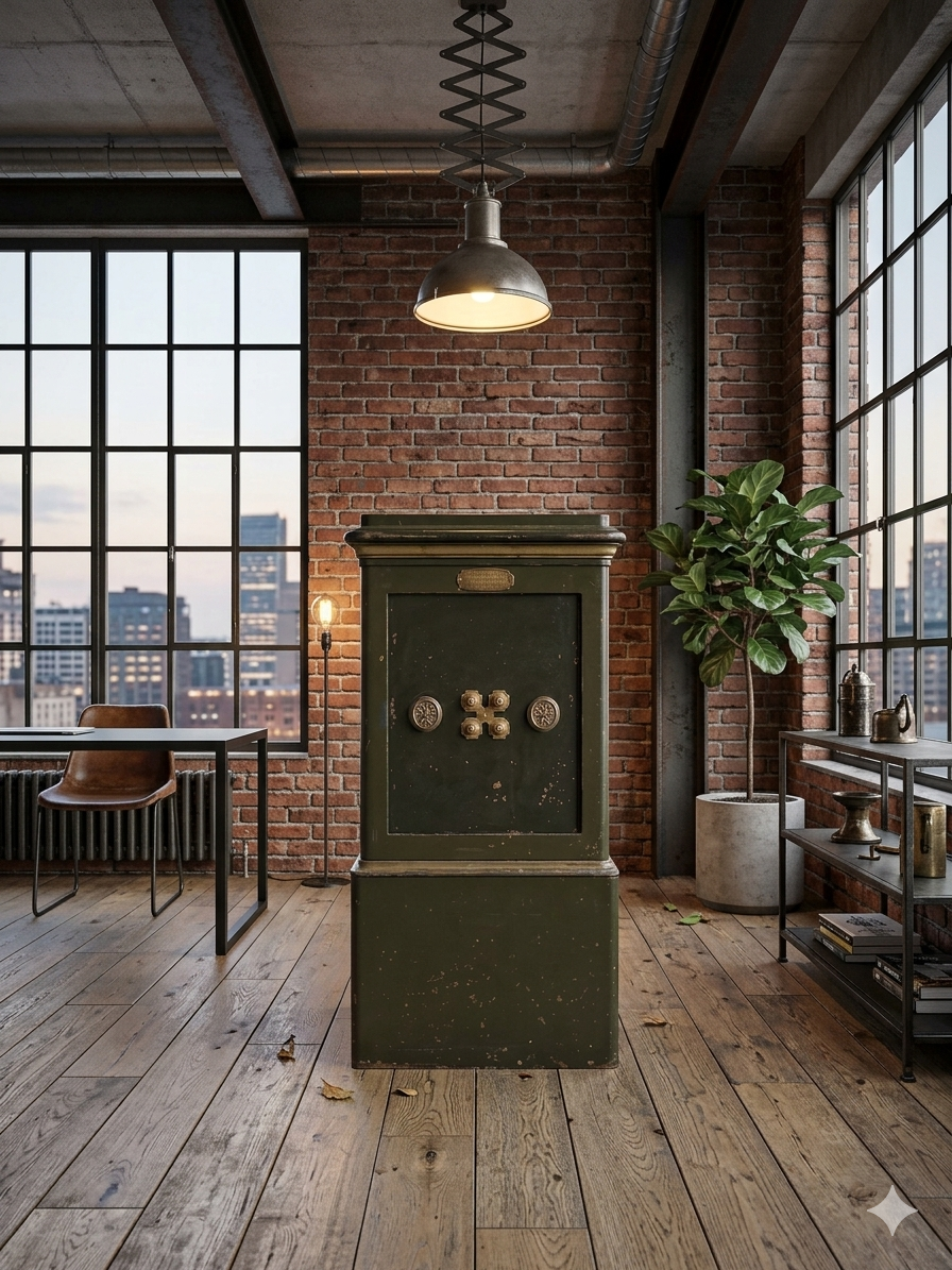 Coffre Fort Ancien Coffre Fort Ancien G&H. BAUCHE – Image 8