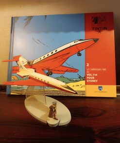 Alternative view of Tintin en Avion Collection Moulinsart et éditions Hachette Figurines + Livret