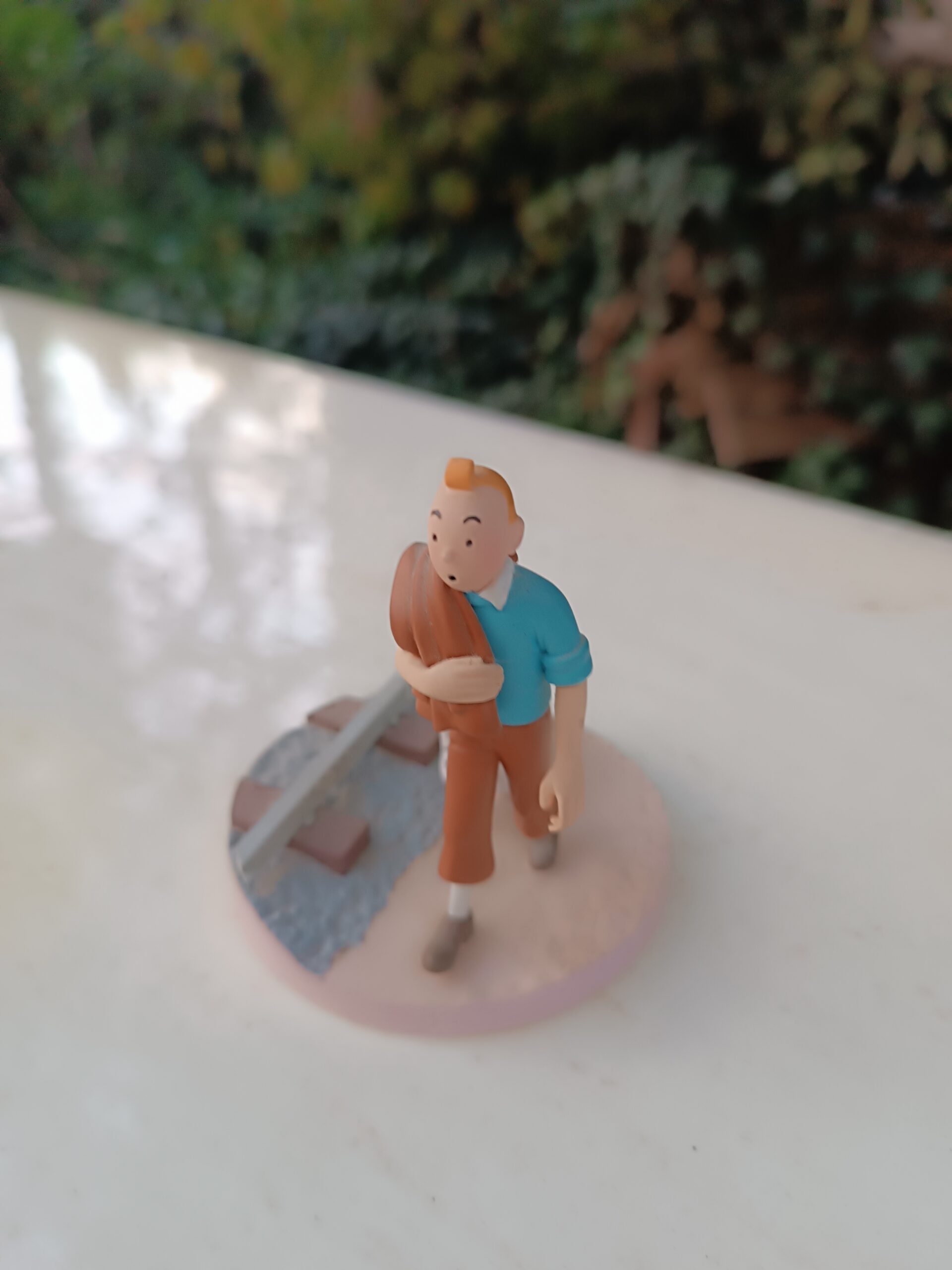 Tintin et la voie ferrée Figurine collection Moulinsart – Image 3