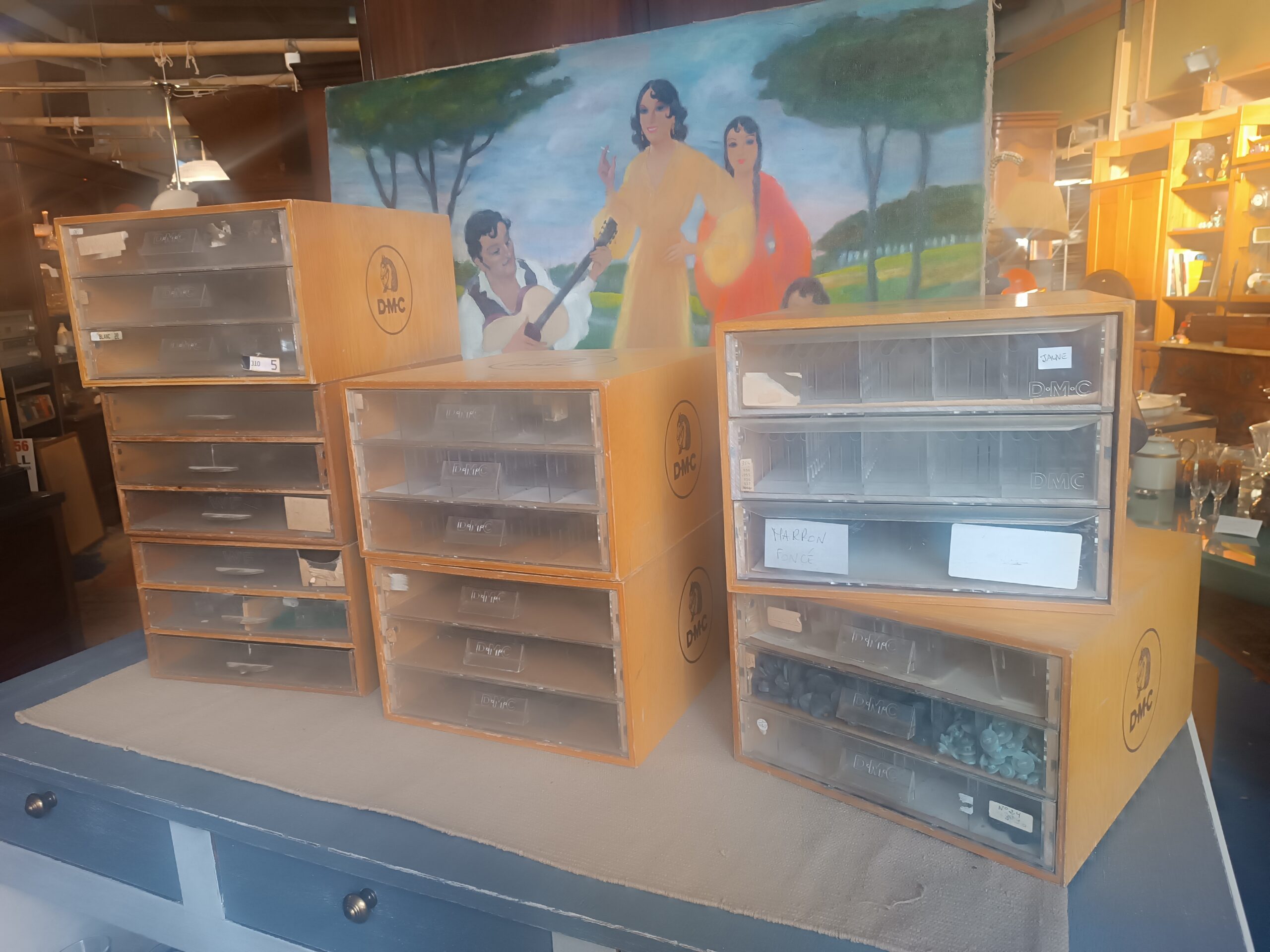 Casiers DMC Anciens à tiroirs – Image 3