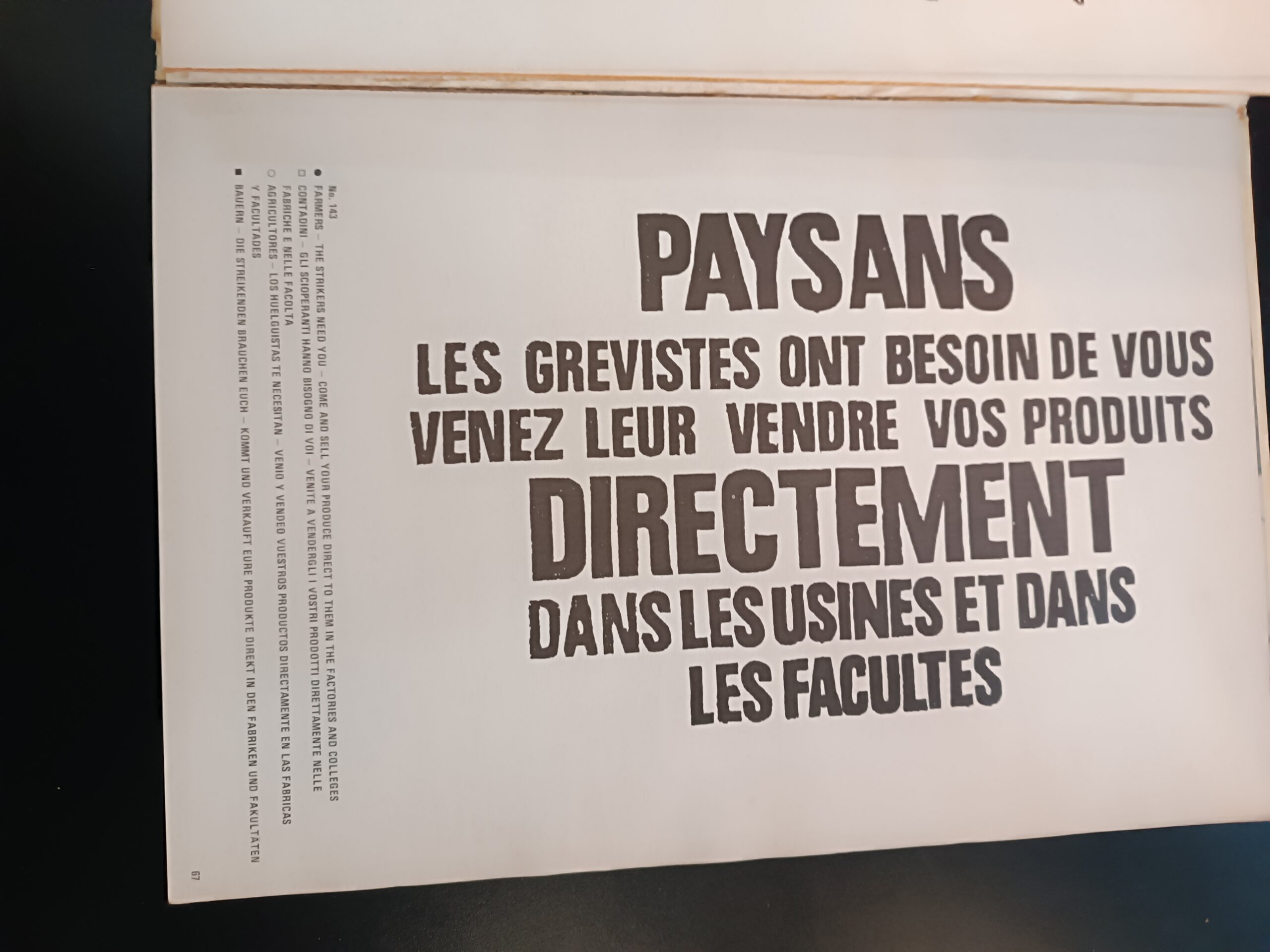 Livre Mai 68 début d'une révolution prolongée Atelier Populaire 1968 – Image 12