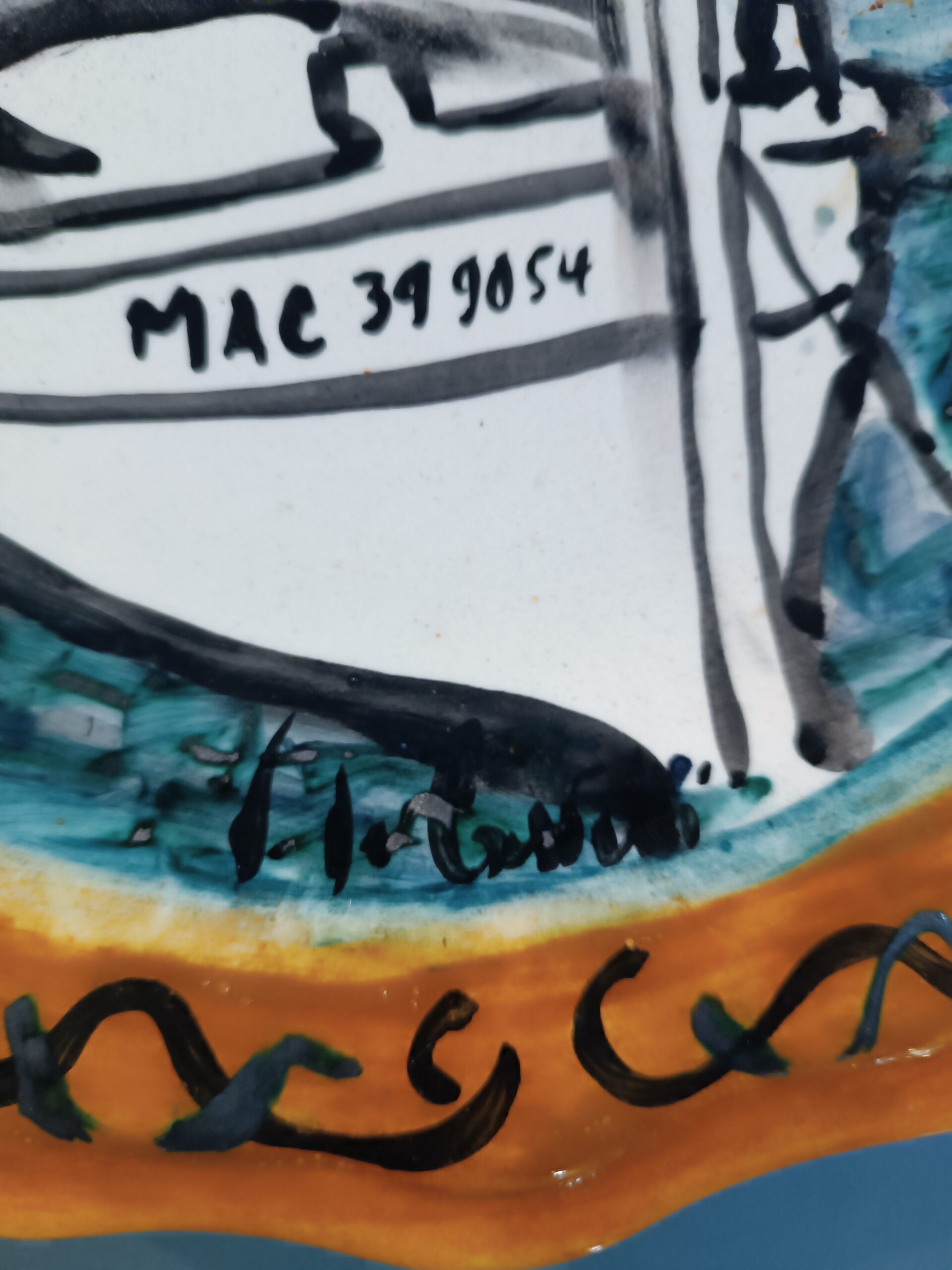 Assiette Vallauris décors Cannes – Image 3