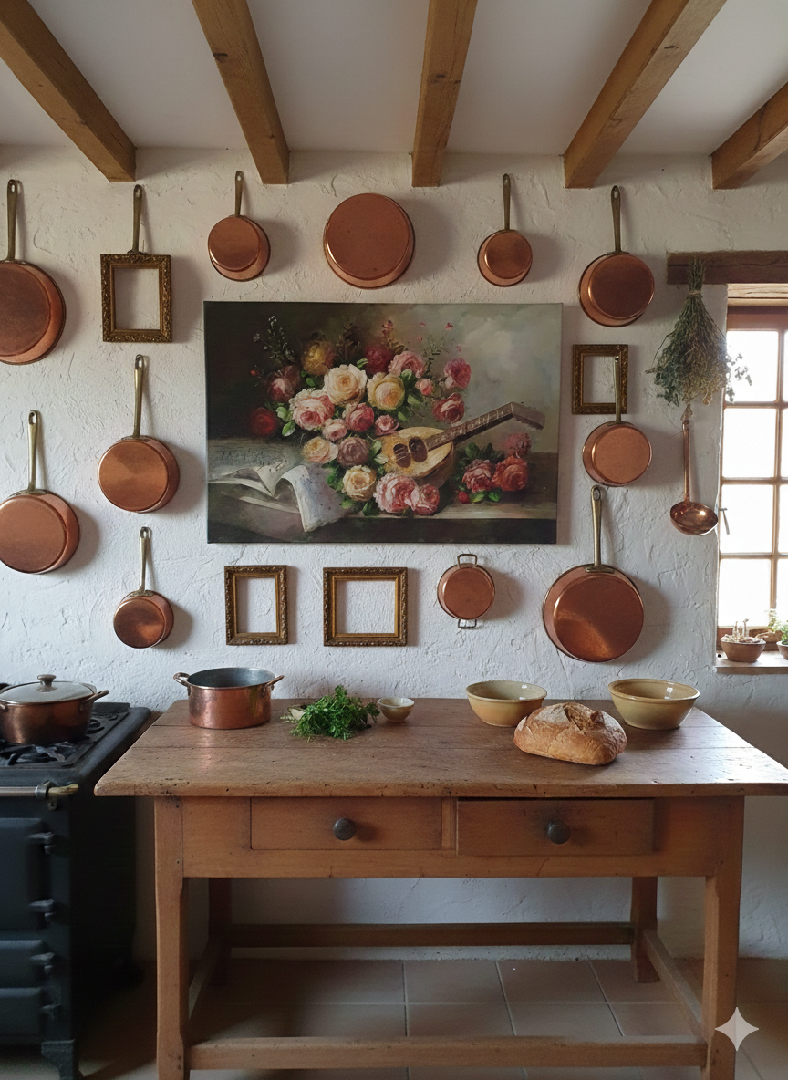 Tableau Bouquet de Roses Huile sur Toile Epoque XXème – Image 7