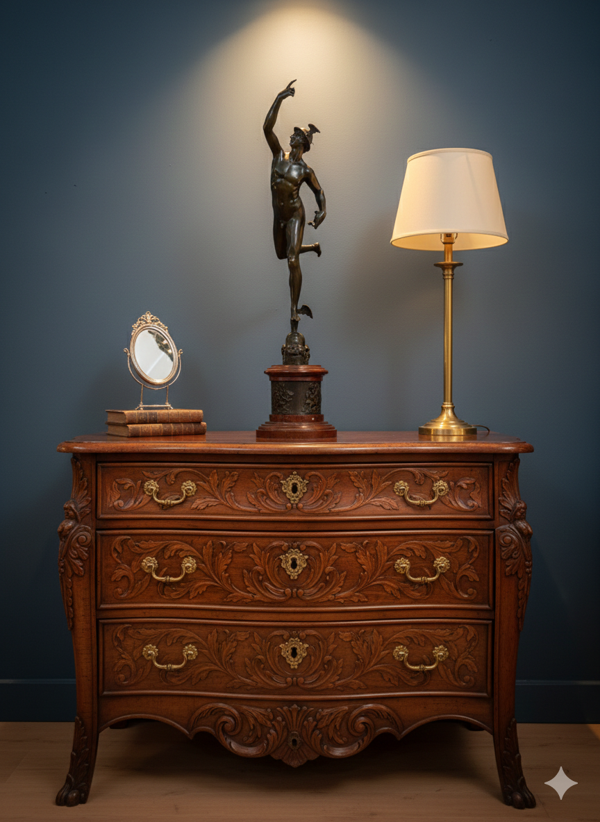 Bronze Mercure Ailé volant porté par le souffle de Zéphyr Hauteur 82cm Epoque XIXème d'après Jean de Bologne – Image 17