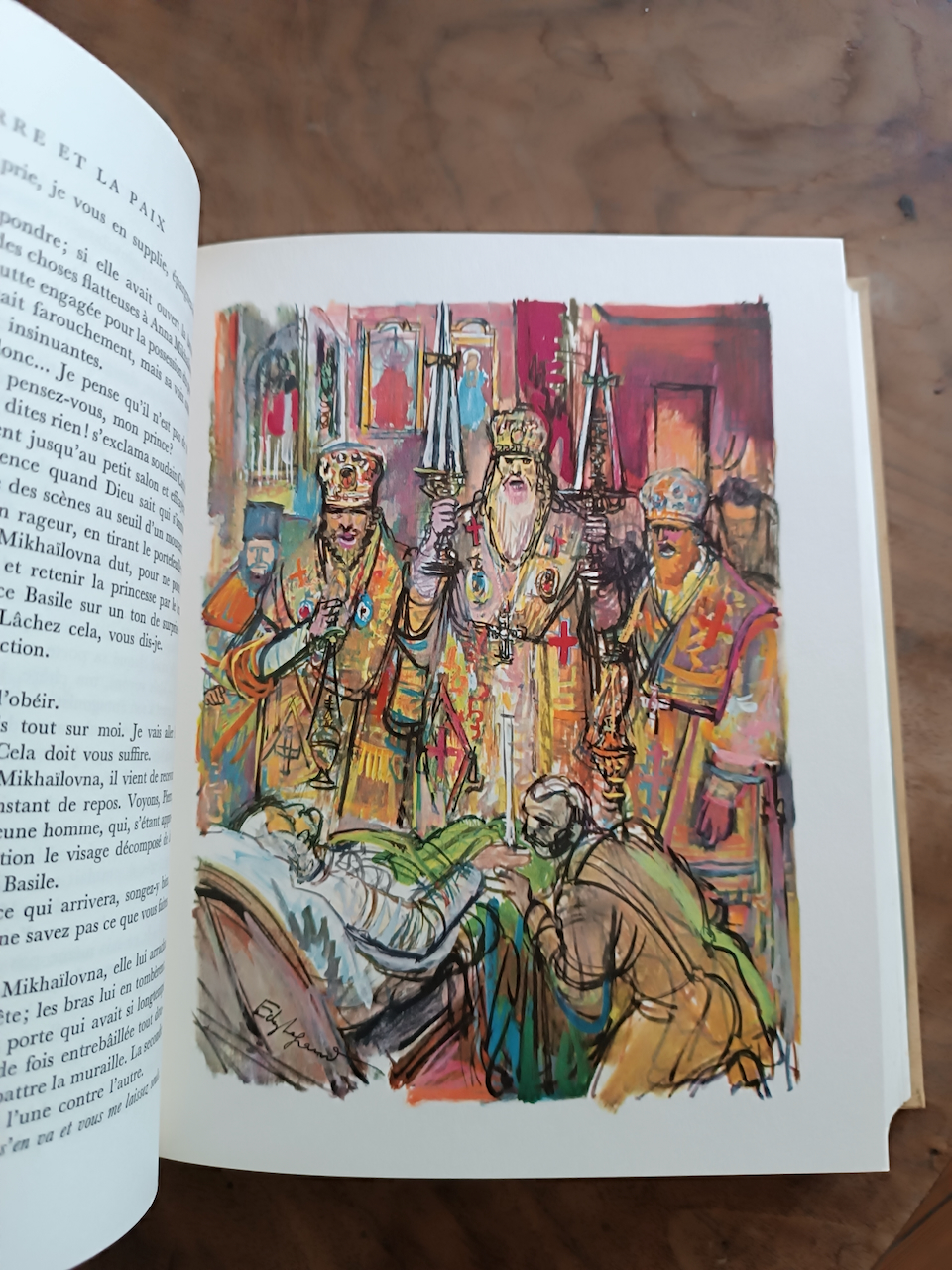 La guerre et la paix Léon Tolstoi en 2 volumes illustrations Edy legrand édition Gallimard numérotée 1307 – Image 7