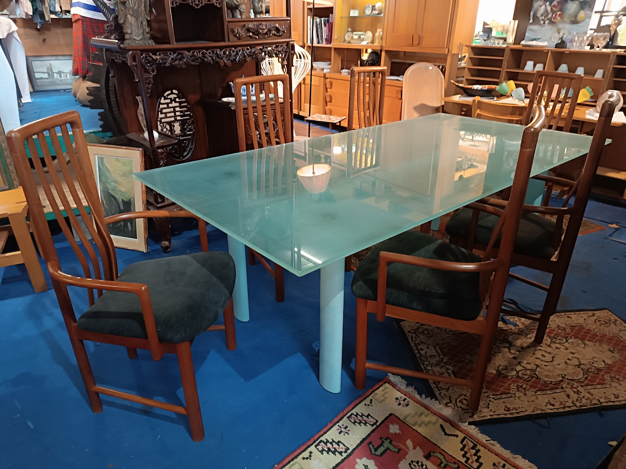 Chaises Scandinaves Vintage 70 Hans Jorgen Frygendal pour Boltinge Stolefabrik série de six – Image 10