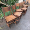 chaises rustiques