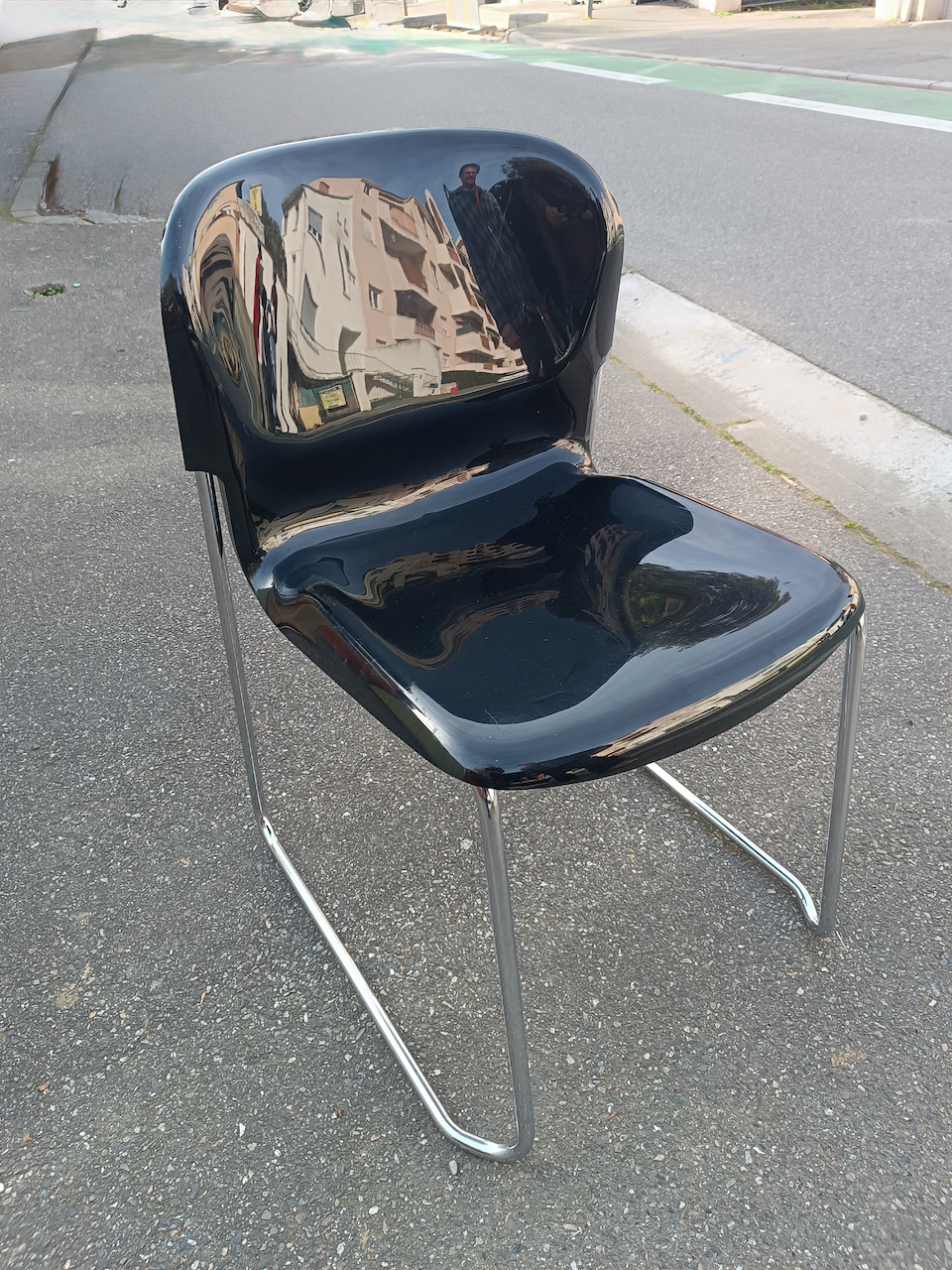 Chaises Drabert SM400K West-Germany Designer Gerd Lange série de quatre – Image 4