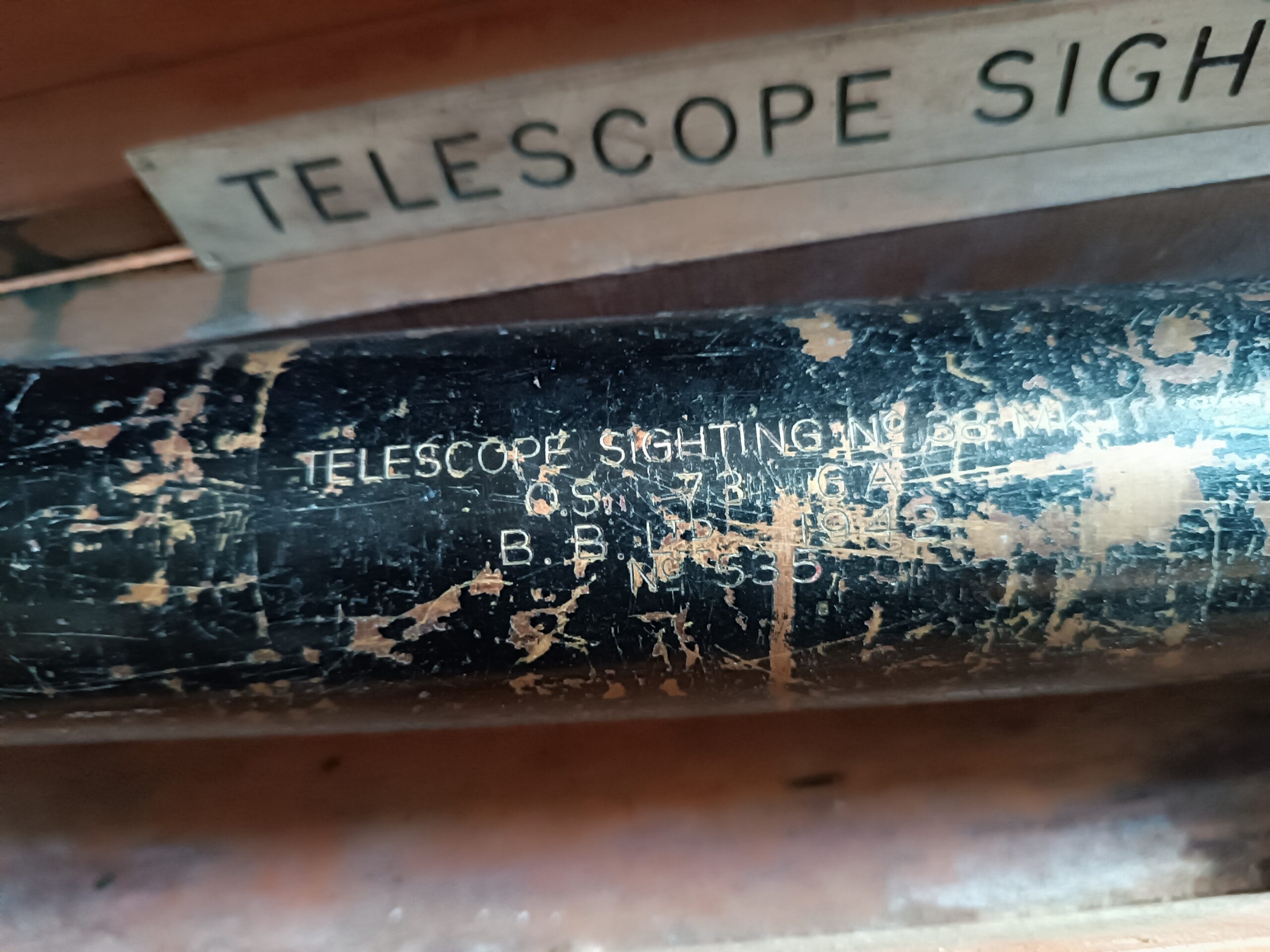 Téléscope Fighting n°38 MK I dans son coffret marqué BB Ltd 1942 – Image 4