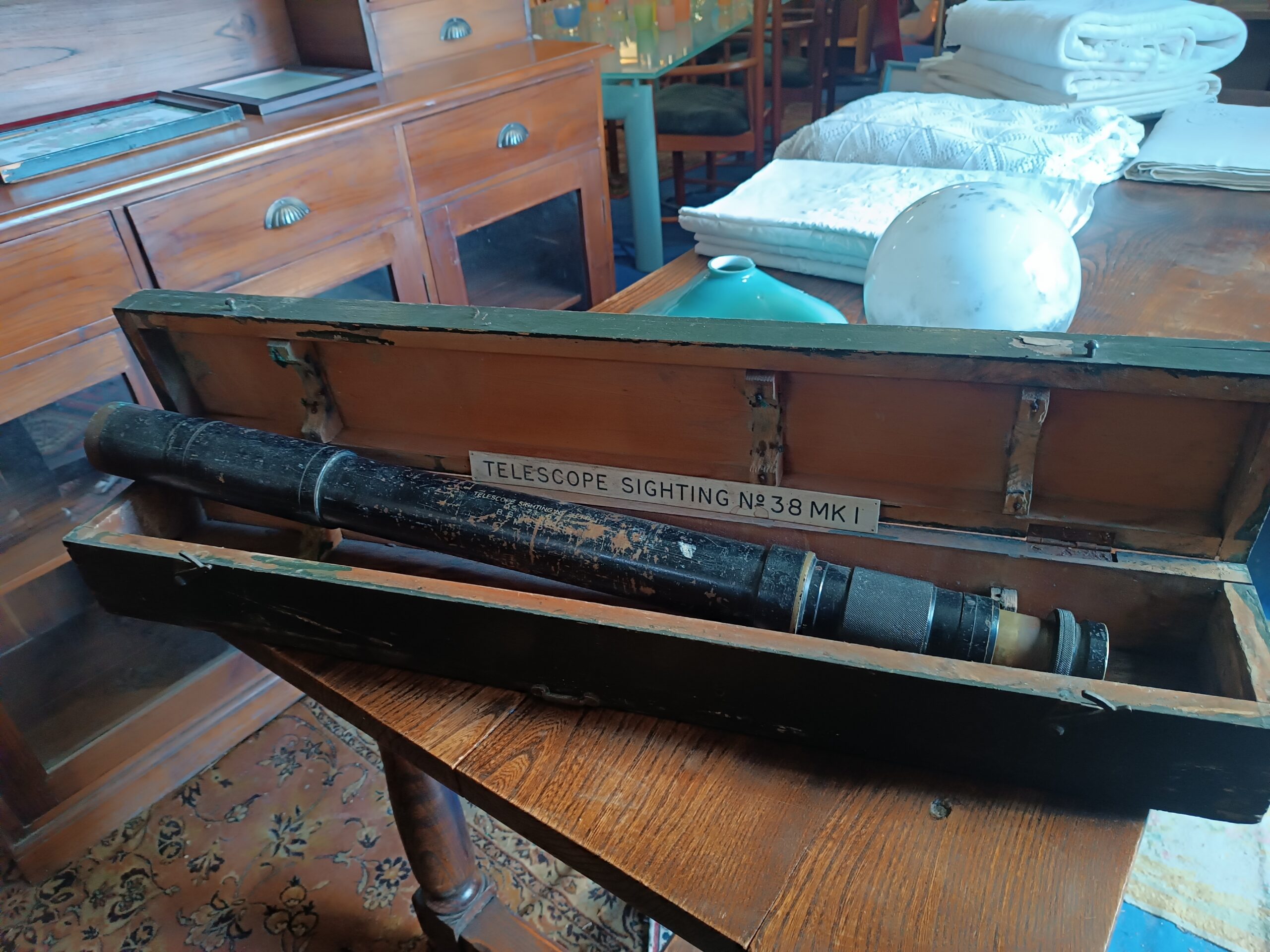 Téléscope Fighting n°38 MK I dans son coffret marqué BB Ltd 1942 – Image 5