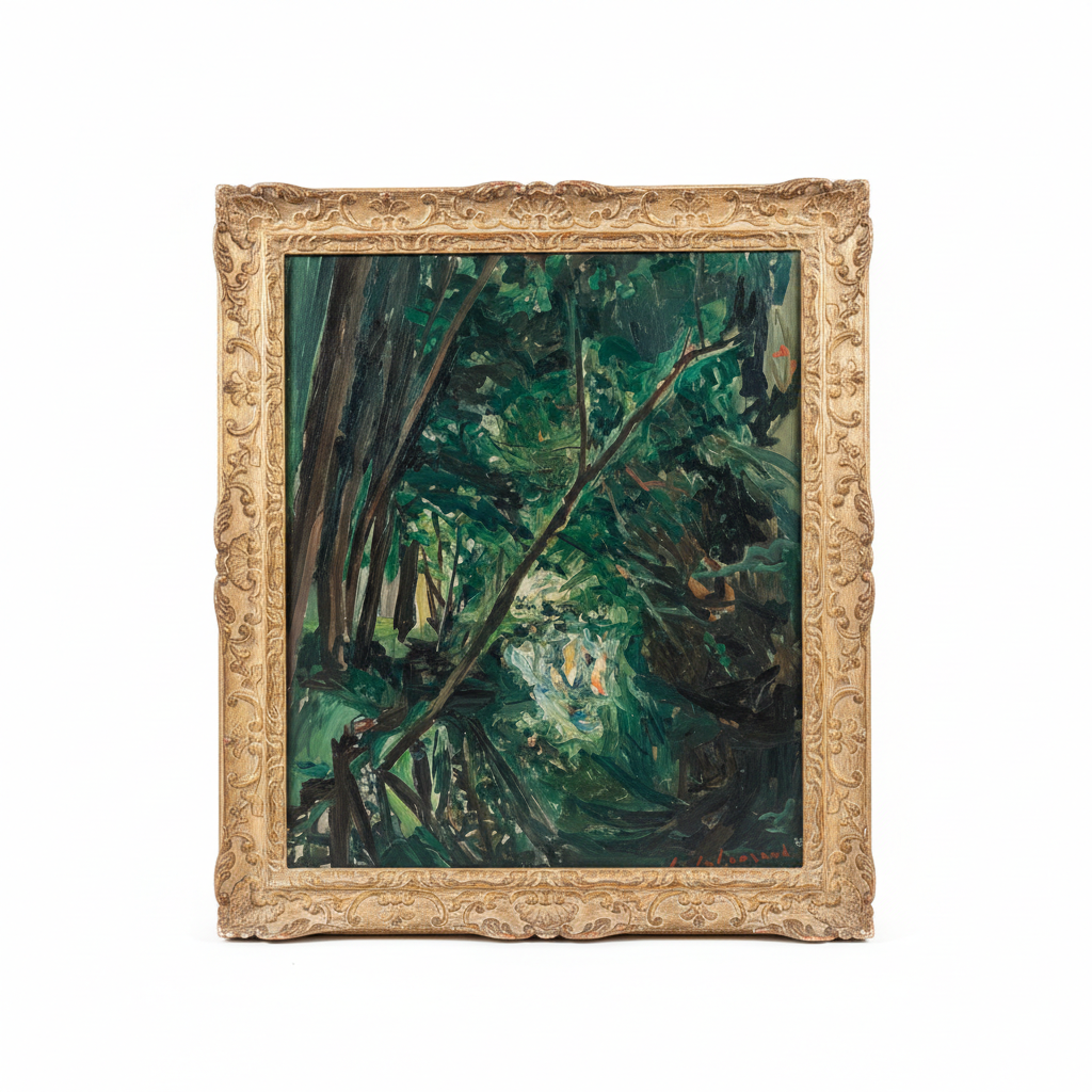 Tableau E.Sabouraud Huile sur Toile Cadre Montparnasse – Image 2