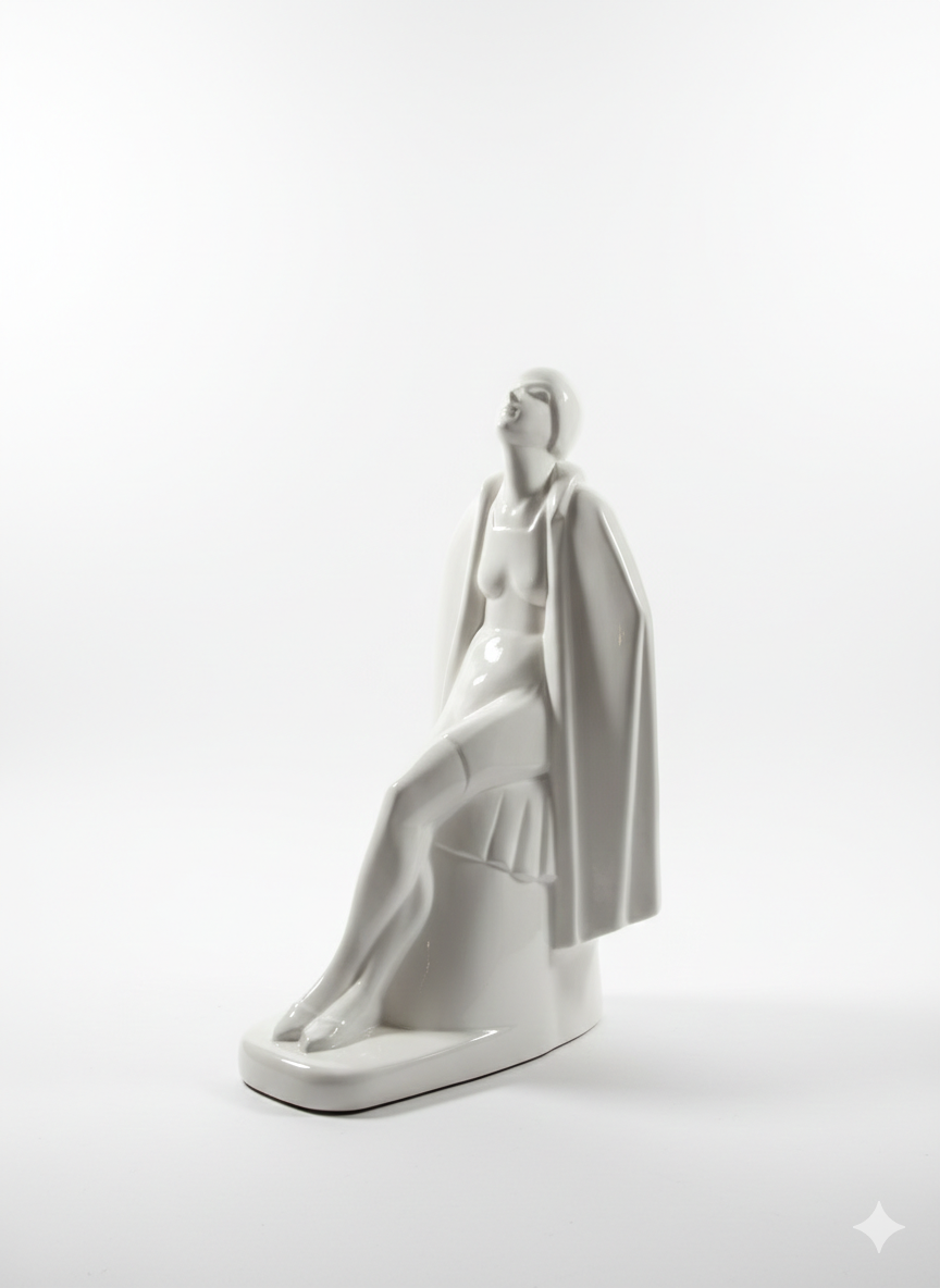 Céramique Art déco "sortie De Bain" Louis Rivet France années 30 – Image 2